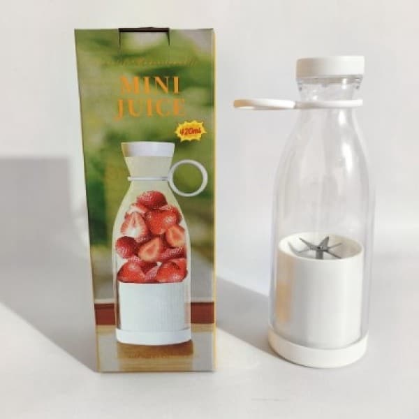 Mini Liquidificador Portátil USB Suco Milk Shake 420ml
