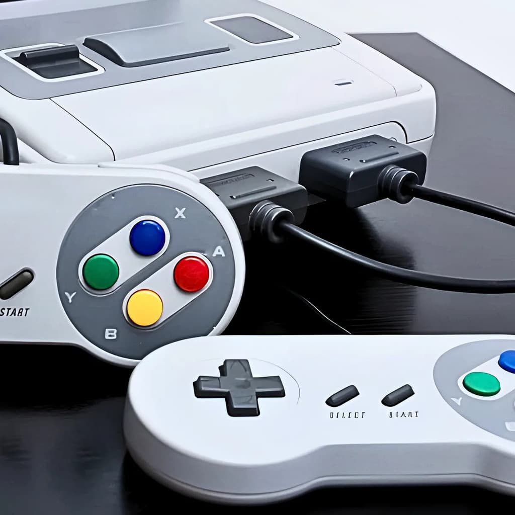 Volte Para os Anos 90 Com o Super Game Mini SFC Retrô - 2 controles (620 jogos)