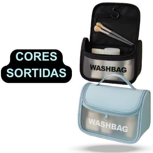 Preto ou Azul - Necessaire Bolsa para Viagem e Acessórios - Cores Variadas - BM-B556