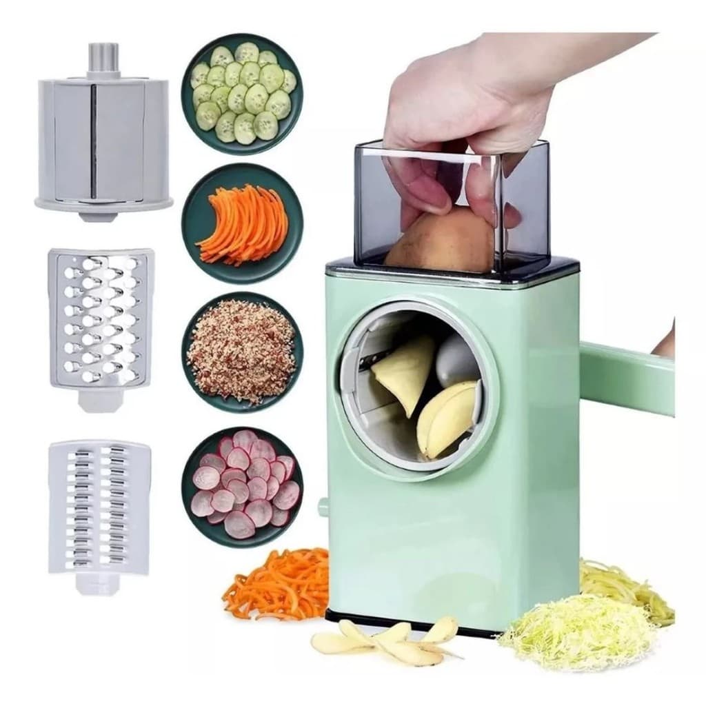 Cortador de legumes Multifuncional Ralador Triturador fatiador 3 em 1
