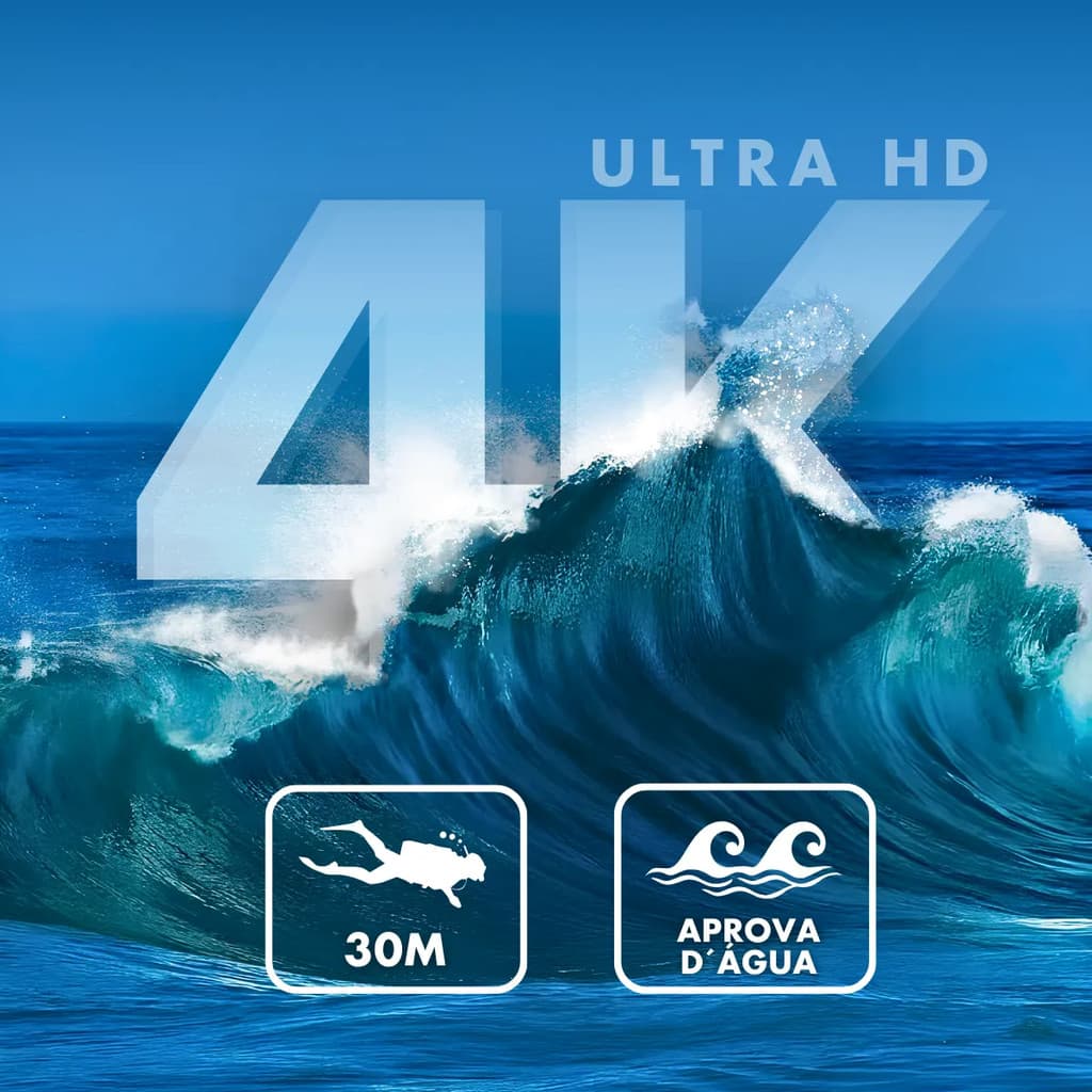 Câmera Filmadora Action Pro 4K Sports ULTRA-HD Wi-fi Profissional