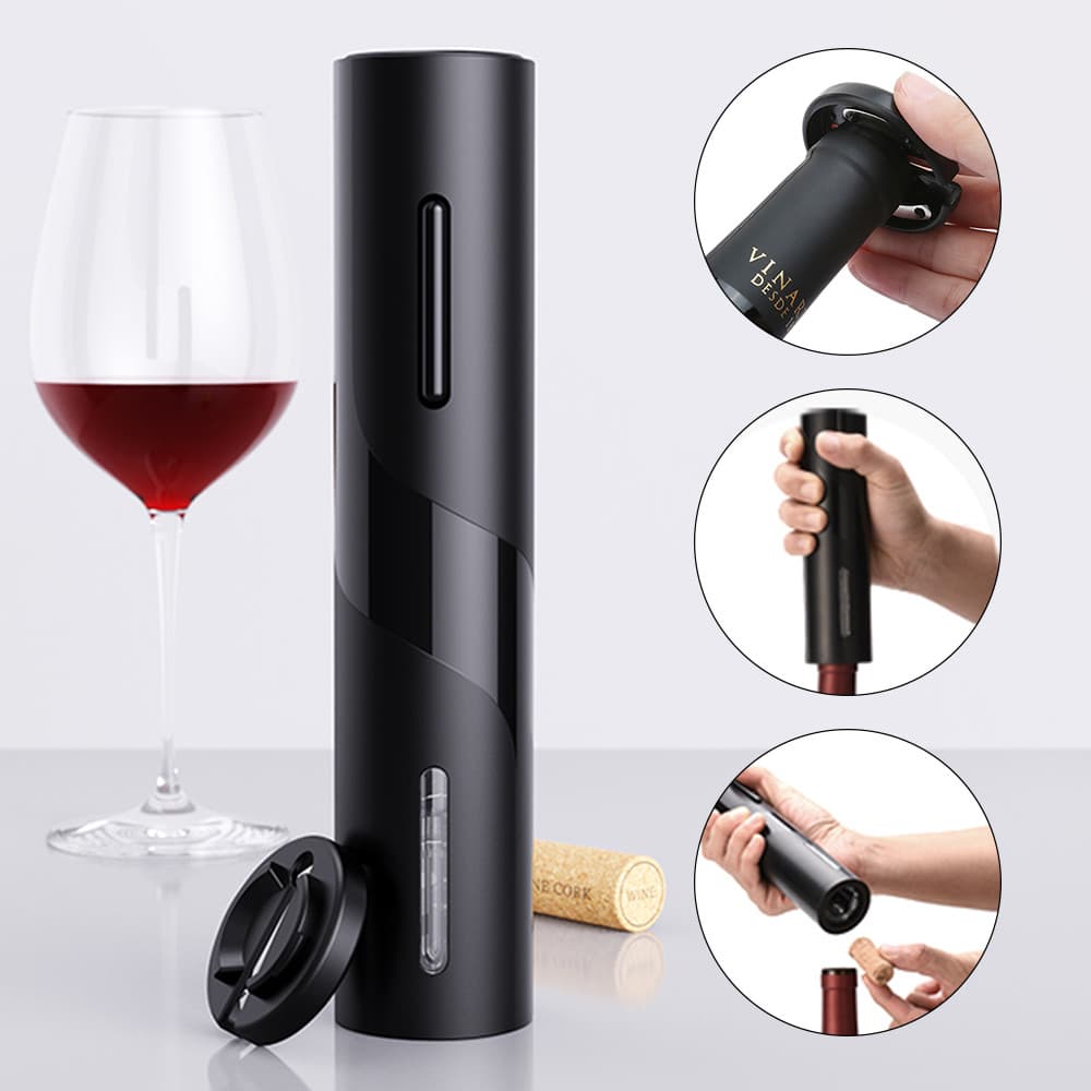 Saca Rolhas Abridor De Vinho Automático Elétrico -Utimix