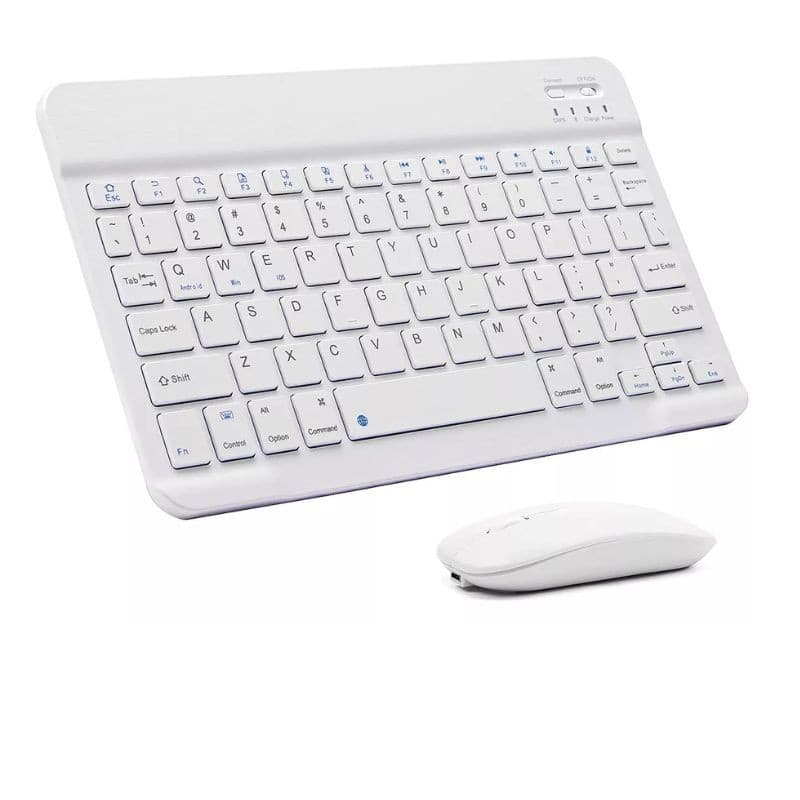 Teclado+ Mouse Bluetooth Para Notebook e Tablet