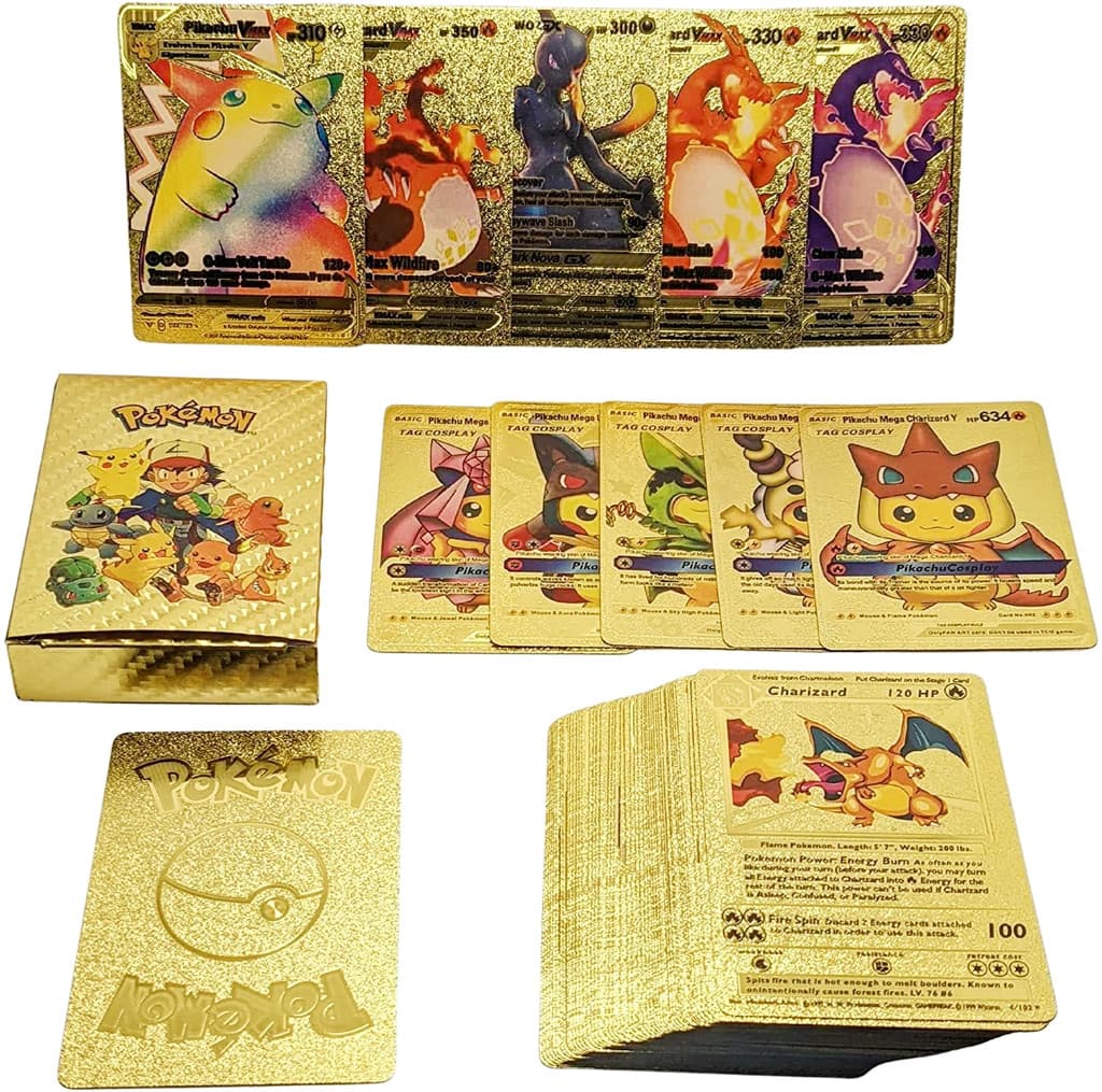 Cartas Douradas 10 Cartas Folha De Ouro Edicao Limitada Douradas