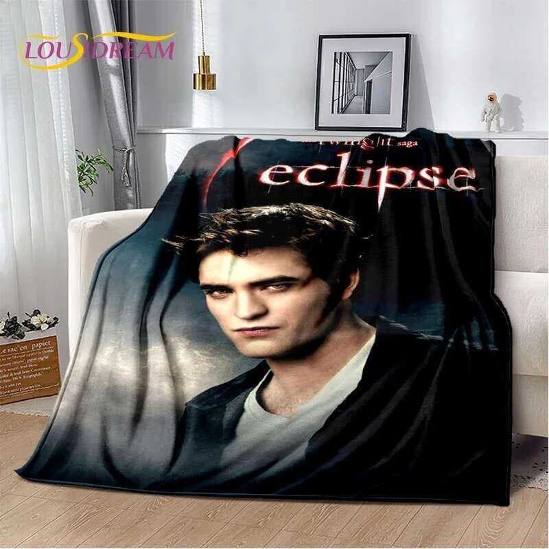 Crepúsculo Saga Série Edward Bella Filme Cobertor Macio , Para Casa Quarto Cama Sofá Piquenique Capa De Viagem Presente