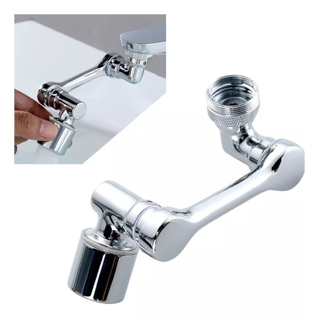 Extensor Adaptador De Torneira Giratório Bico Articulado