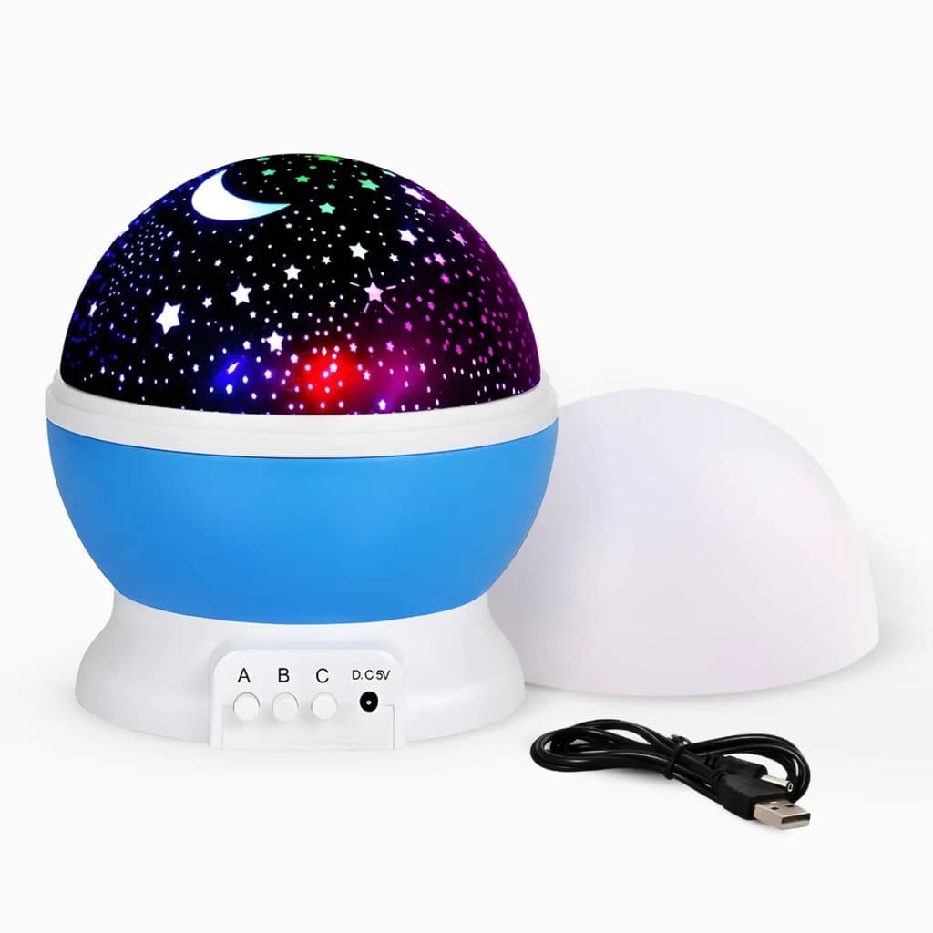 Luminaria Projetor De Estrelas Galaxy Abajur Quarto Criancas Star Master