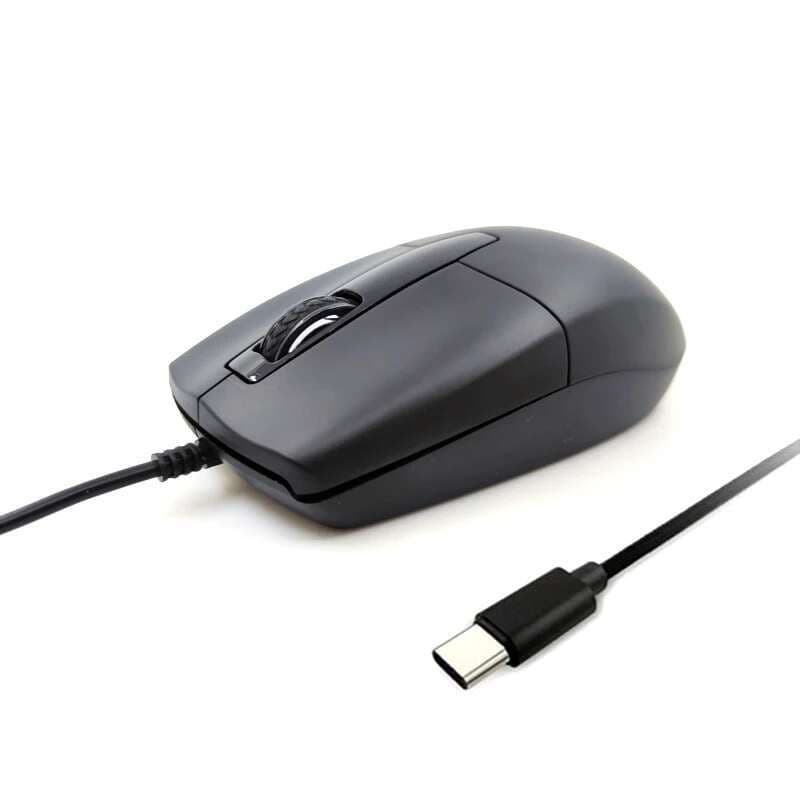 Mouse Tipo C Com Fio , Sistema Plug And Play , Compatível Leve , Portátil , Botão De Baixo Ruído , Uso Mause , Negócios