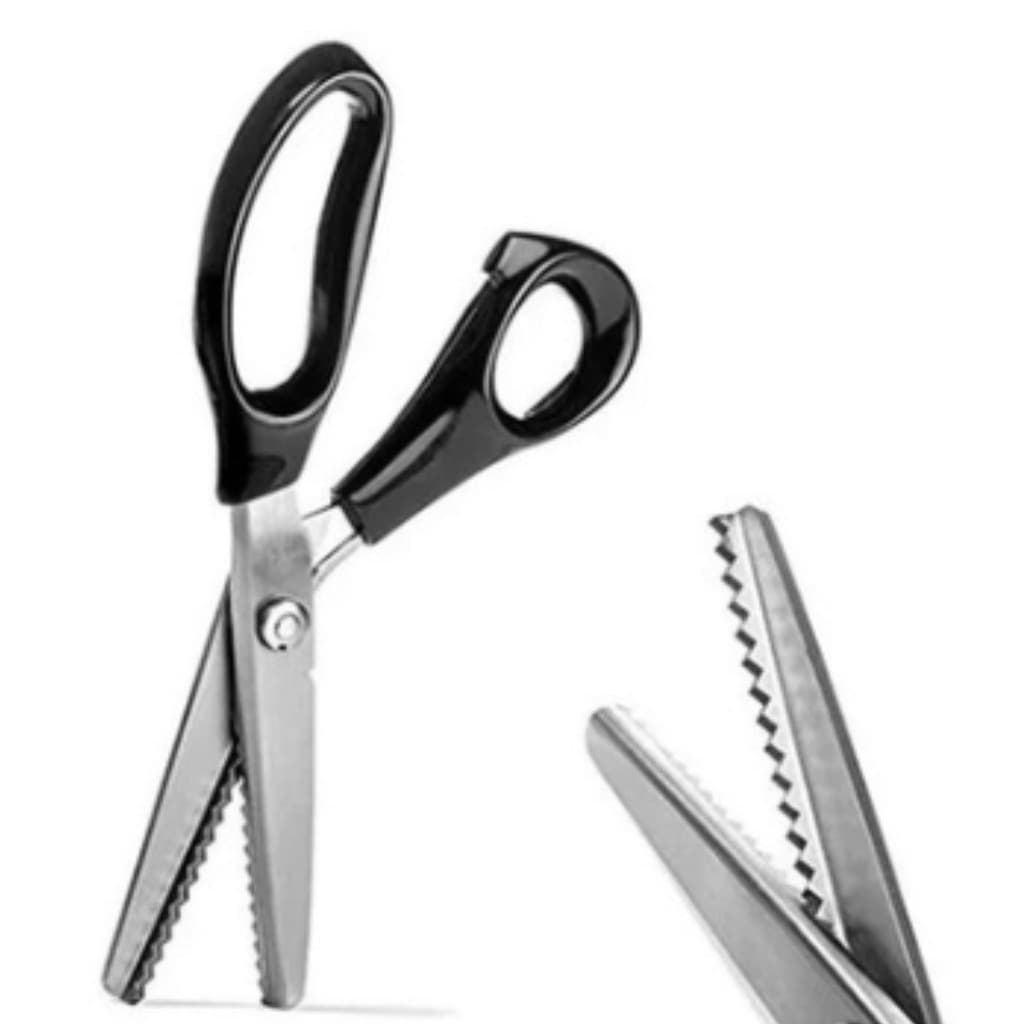 Tesoura Zig Zag Picotar Costura Papel Tecido Profissional Co