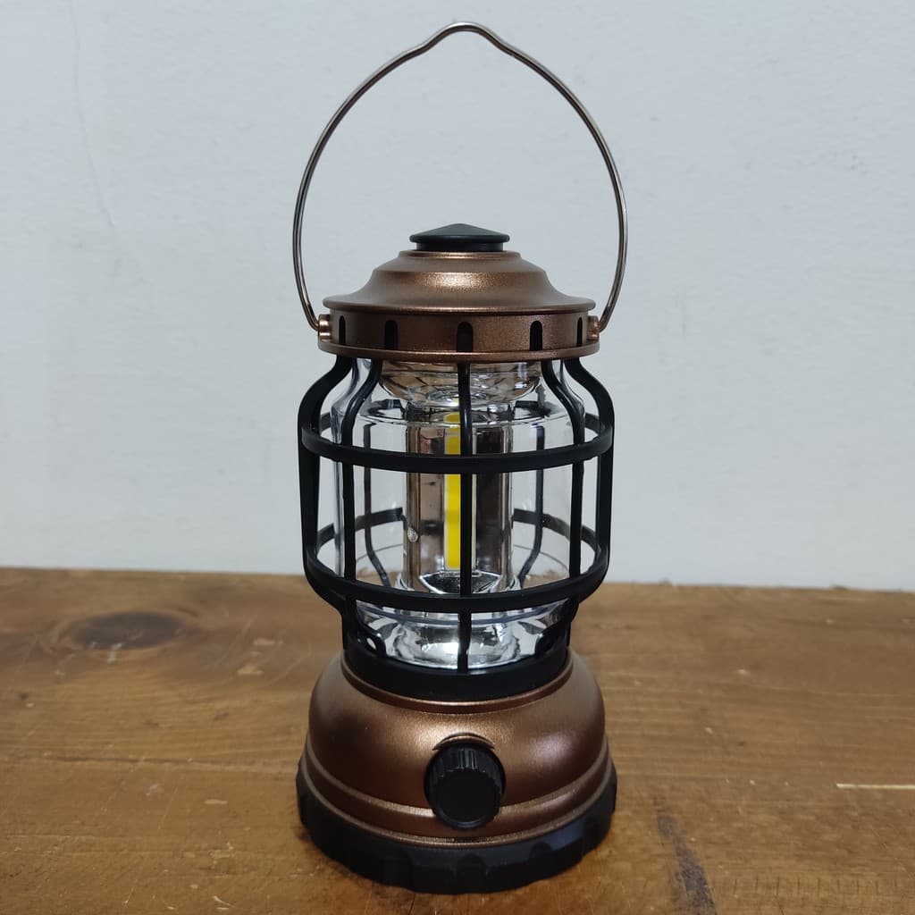 Lampião De LED Recarregável Bivolt Camping Pescaria Barraca Viagem para o Campo