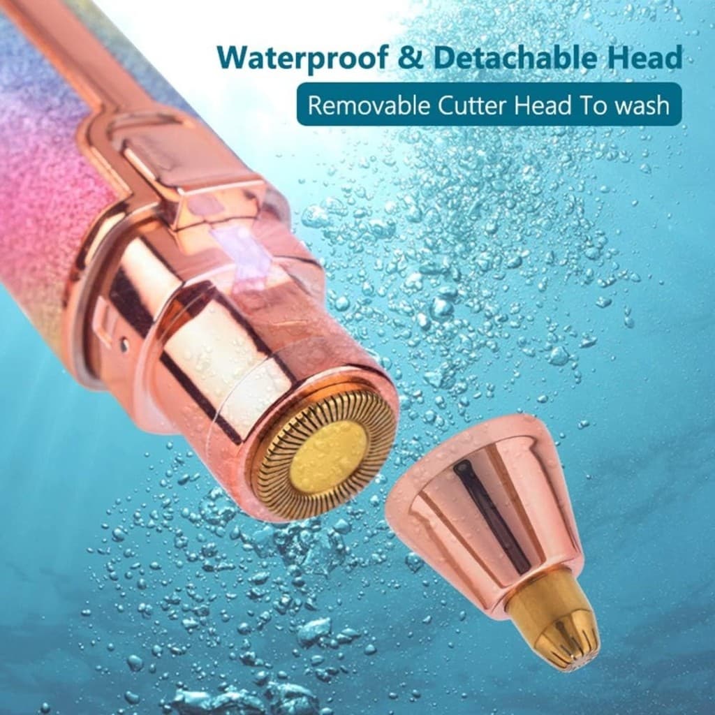 Removedor de pelos Faciais e Corporais Depilador Premium recarregável USB Sem Dor