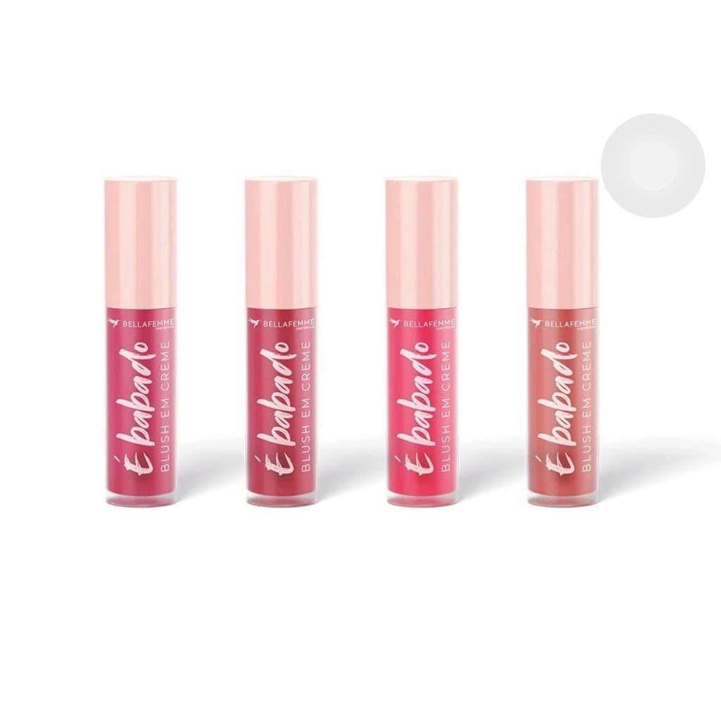 Blush em Creme Bella Femme - 4 Tons Perolados para Um Toque Sofisticado