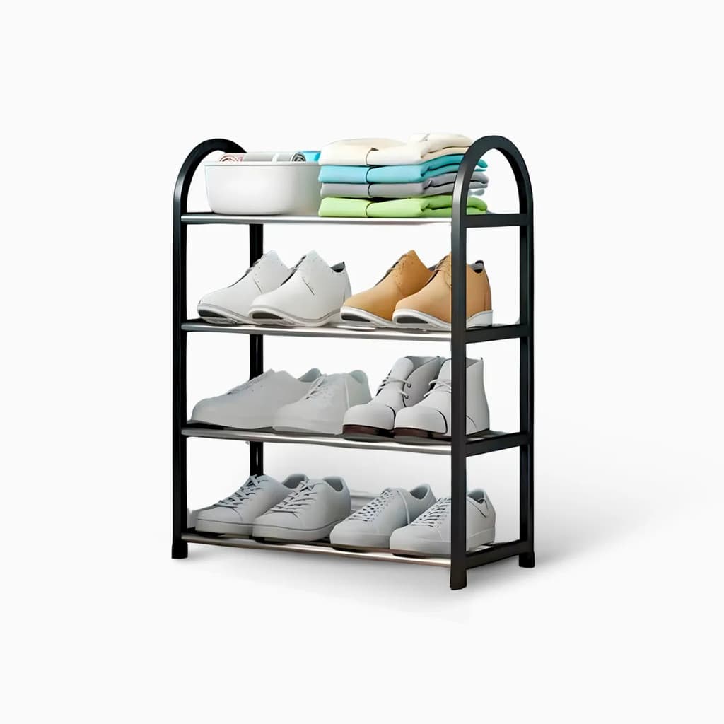 Sapateira Organizadora Multiuso 4 Andares – Compacta, Resistente e Versátil