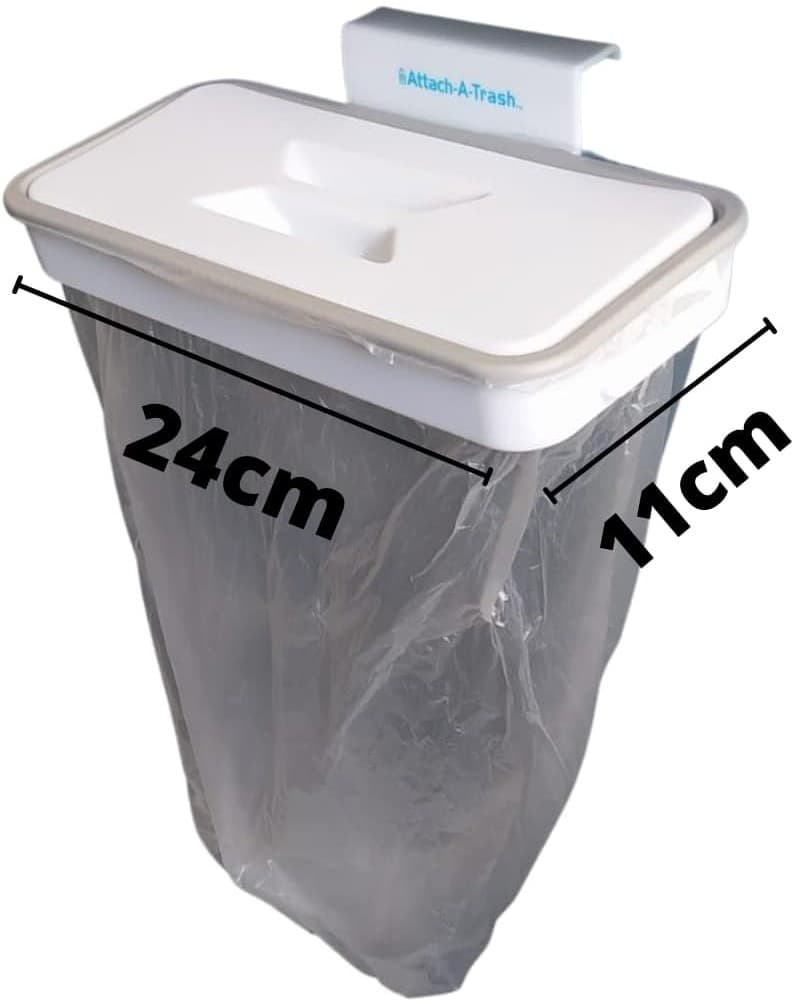 Suporte Saco De Lixo Lixeira Com Tampa Portátil Cozinha Attach-a-trash Sacola