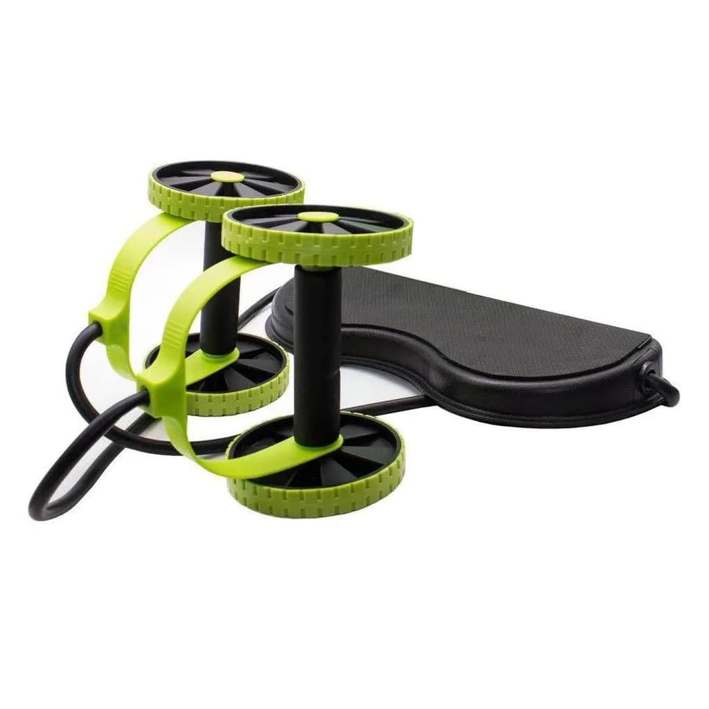 Elástico Roda Exercício Aparelho Abdominal Revoflex Xtreme