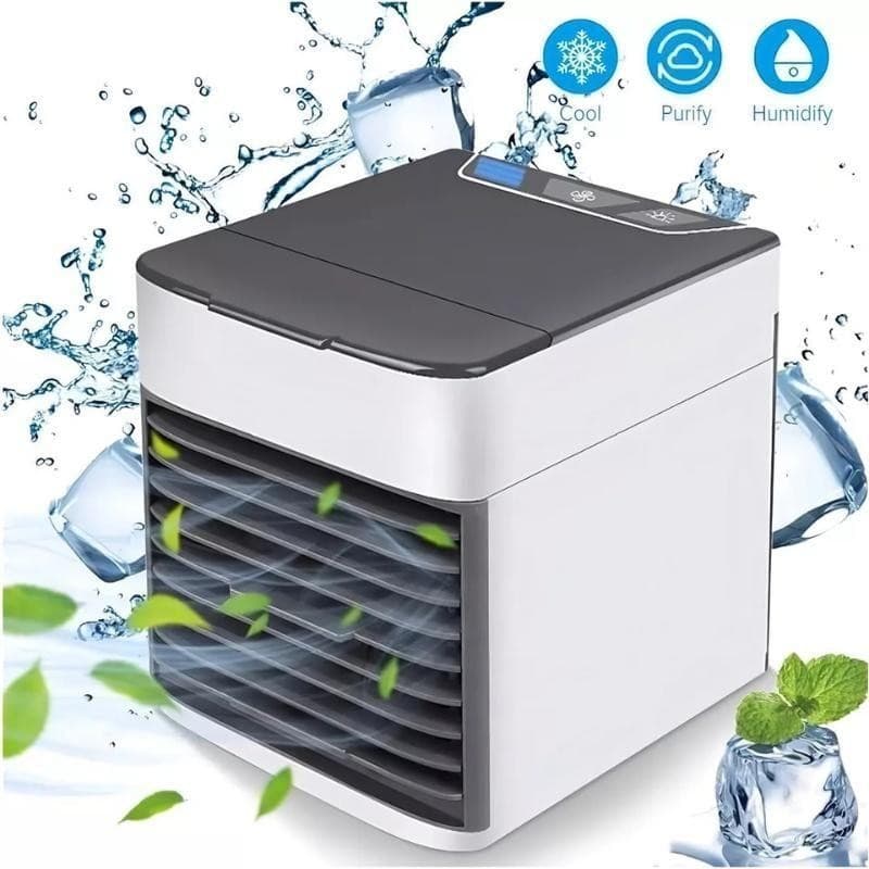 Mini Ar Condicionado Branco - Conforto e Sono Perfeito