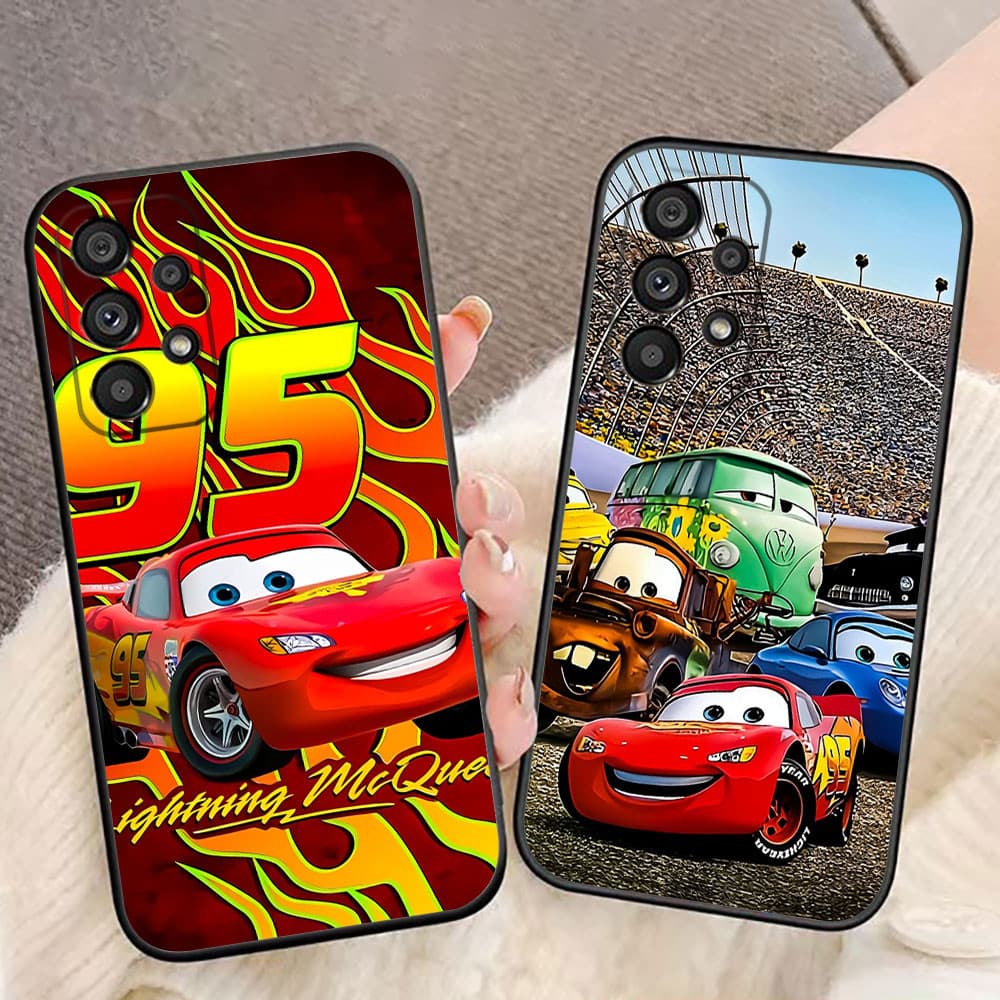 Disney Carros Relâmpago McQueen Capa De Telefone Para Samsung Galaxy A02 A02S A03 A03S A04 A04E A05S A06 A10 A10S A11 A3