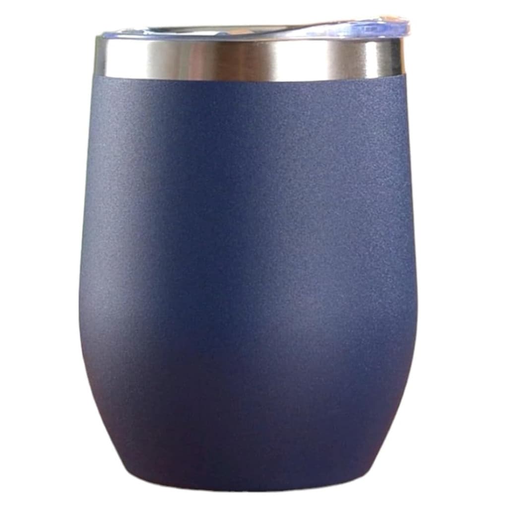Copo Cuia Térmico Inox com Tampa Antivazamento 360ML-(NORMAL) -Azul Marinho