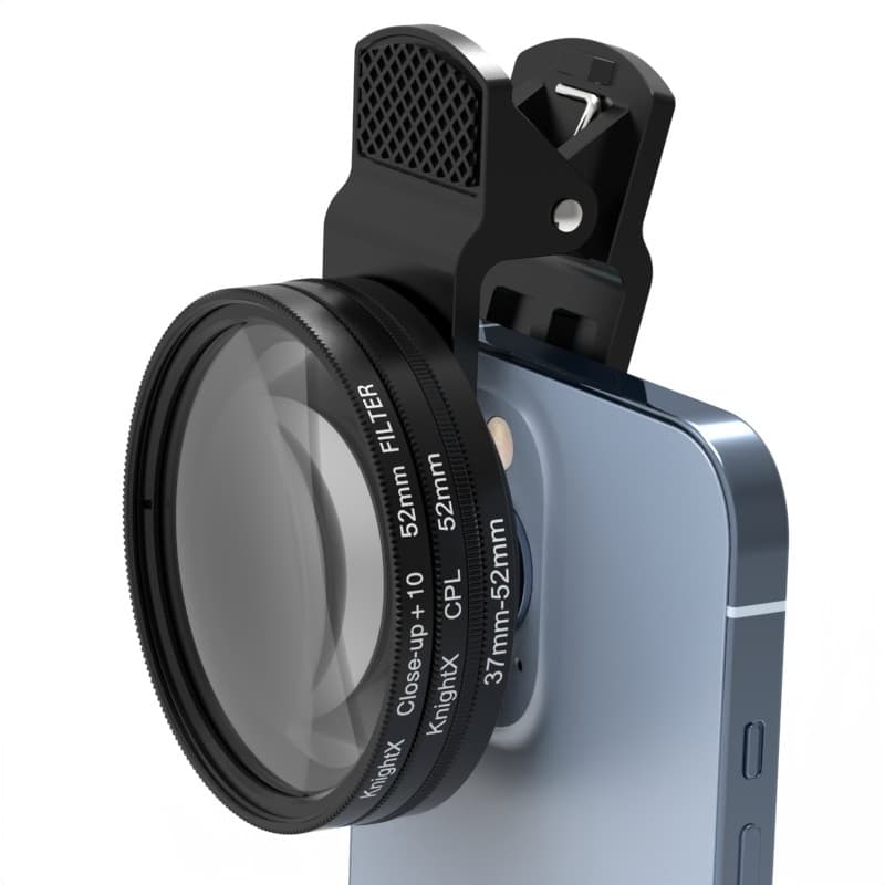 Filtro De Lente Estrela De Linha KnightX CPL Câmera Circular Clipe Universal De Telefone Móvel Para Smartphone