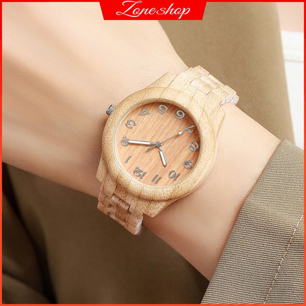 Tendência Da Moda Feminina Criativa Grão De Madeira Mostrador Digital Pulseira De Silicone Casual Relógio De Quartzo Mmi