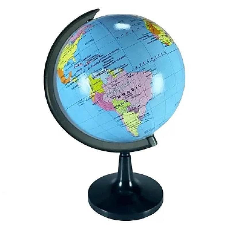 Globo Terrestre Mesa Giratório 14,2cm