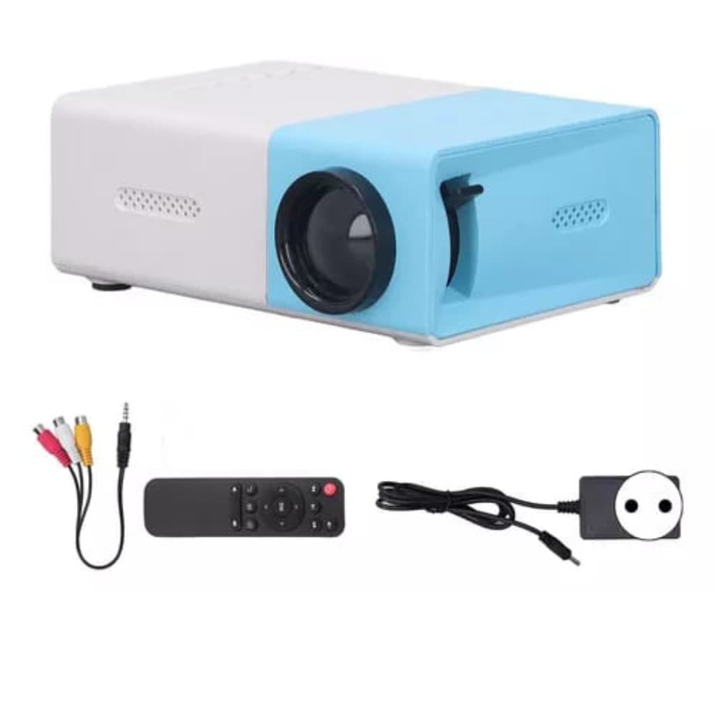 Mini Projetor LED Portátil YG300 1080p HDMI Cinema em Casa