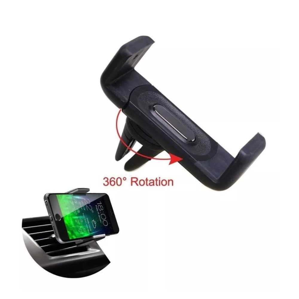 Suporte Veicular Universal para Celular Encaixe na Saída de Ar
