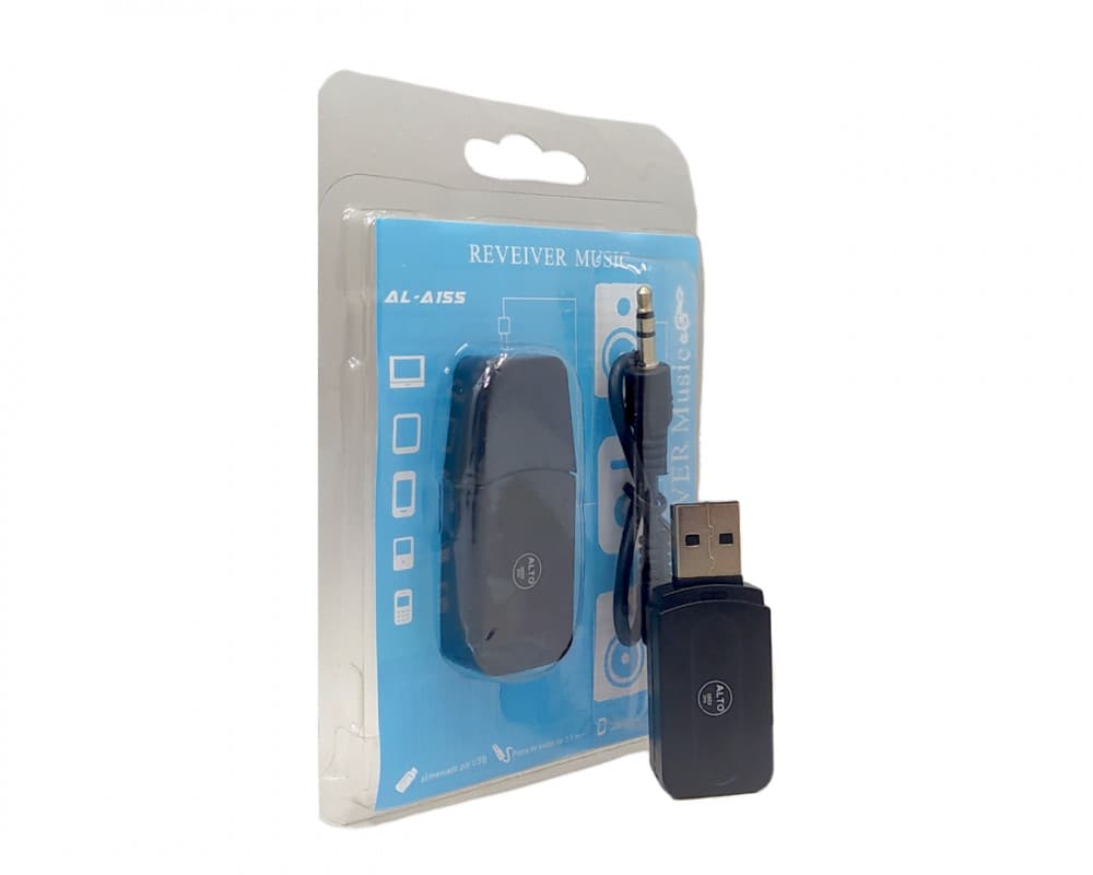Adaptador Bluetooth Receptor de Áudio MP3 Usb com Conexão P2 Kive AL-A155