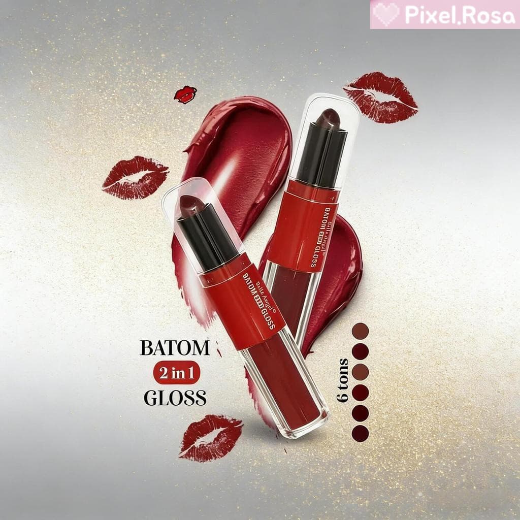 Batom e Gloss de 2 em 1 Belle Angel RB007 [Original] [Original]