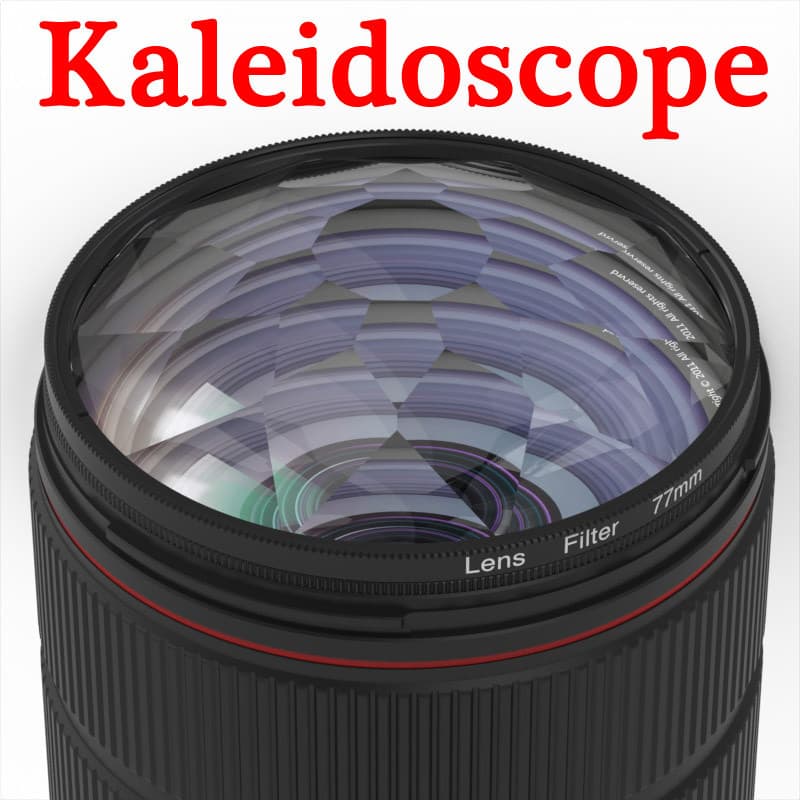 Filtro De Lente De Efeito De Câmera Prisma De Vidro Para Acessórios Nikon d7000 DSLR