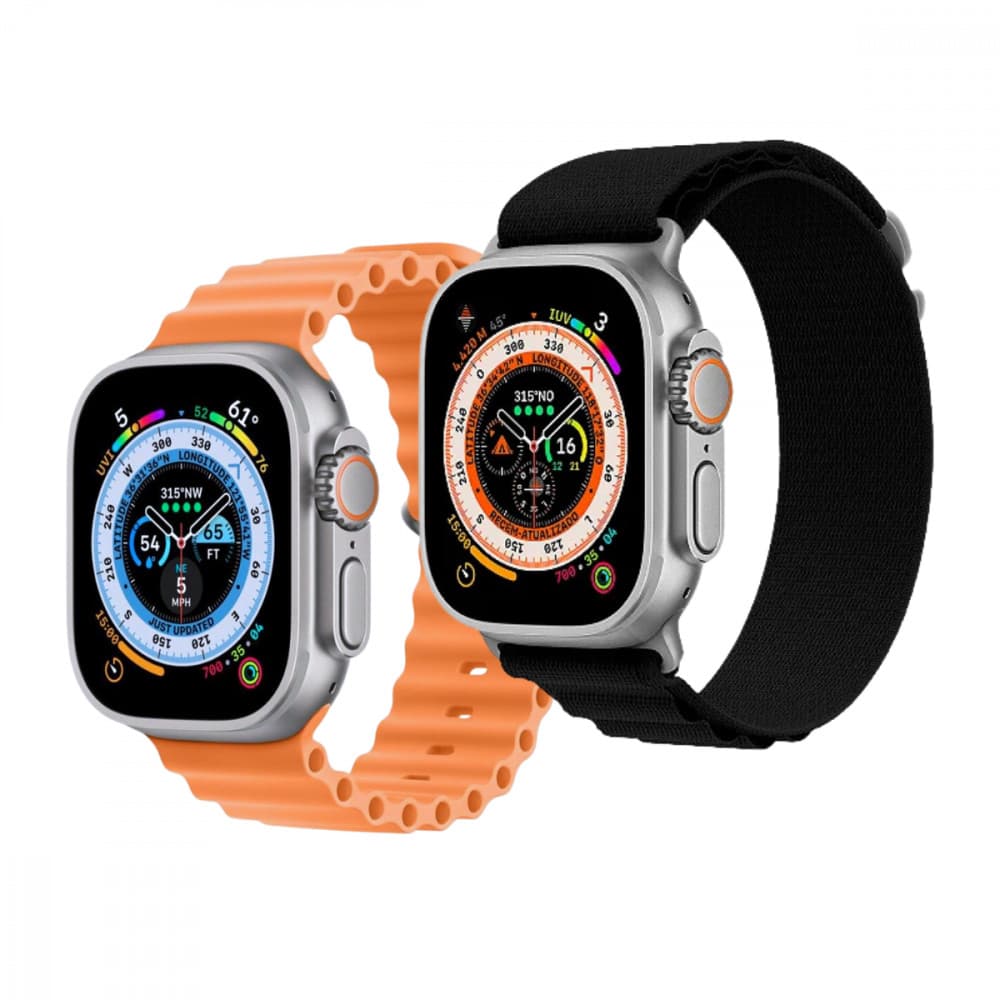 Relógio Inteligente Smartwatch Premium 49mm com 10 Pulseiras Kapbom KA-9978