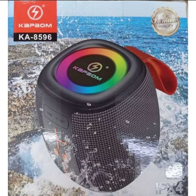 Caixa de Som Bluetooth 5.3 Portátil 50W RGB Ka-8596 IPX4 TWS
