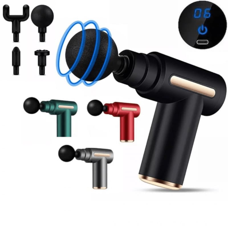 Massageador Elétrico Profissional Muscular Pistola
