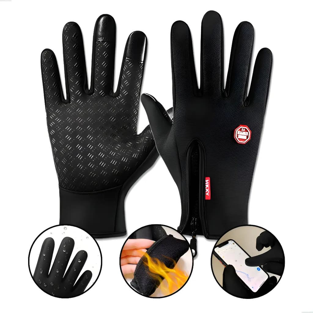 Luva Motoqueiro Impermeável Frio E Chuva Touch