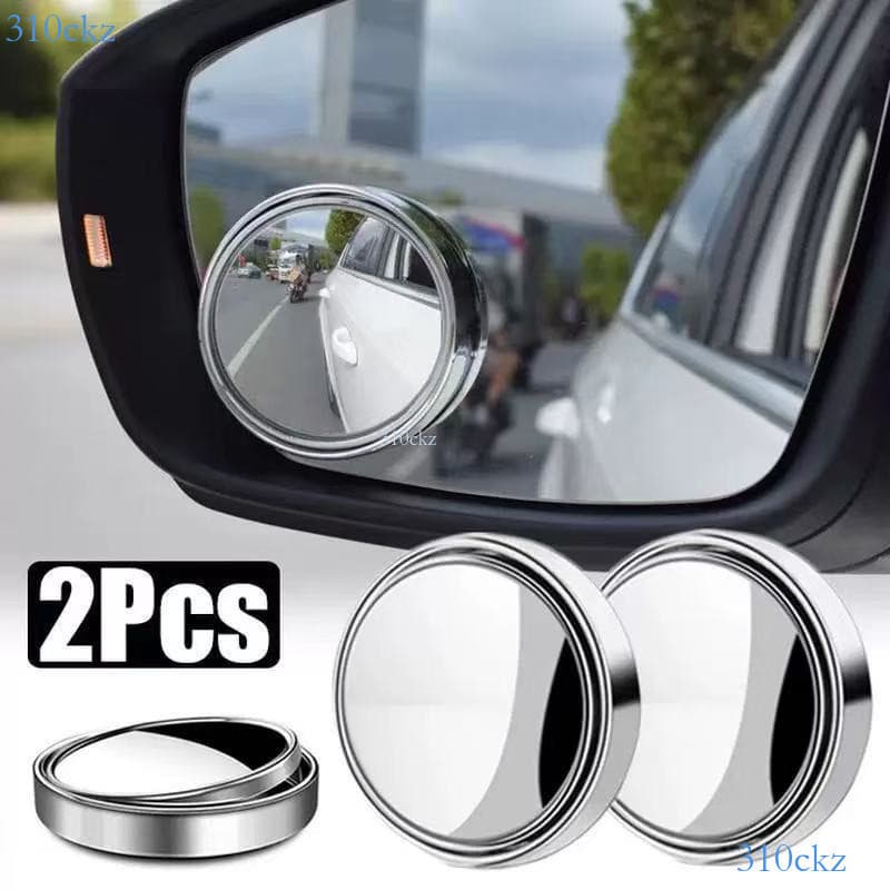 2pcs Espelhos Convexos Auxiliares para Retrovisor, Rotação 360°, Ângulo Ampla para Ponto Cego ✨310ckz