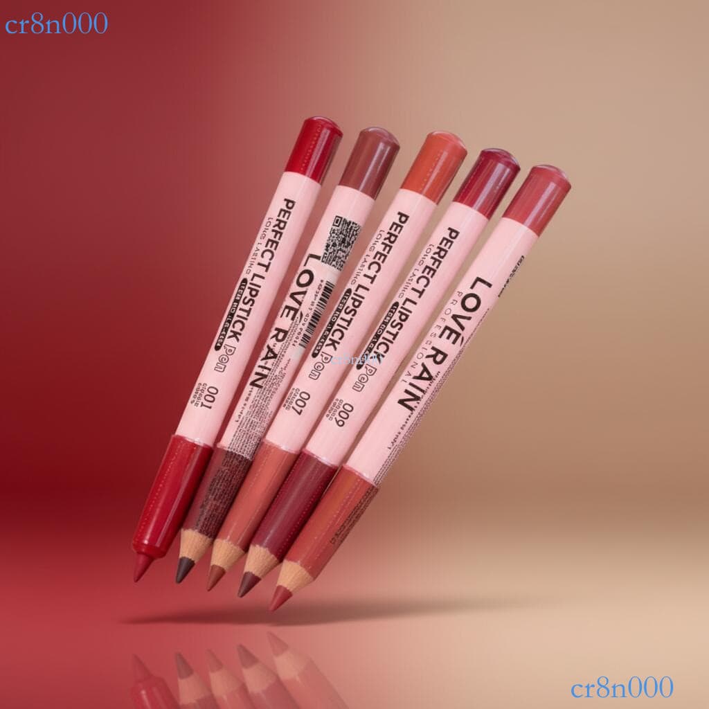 Lápis Labial Macio Sarah’s Beauty Love Rain Phallebeauty LR-4504 Hidratação e Cobertura de Cor ✨cr8n000