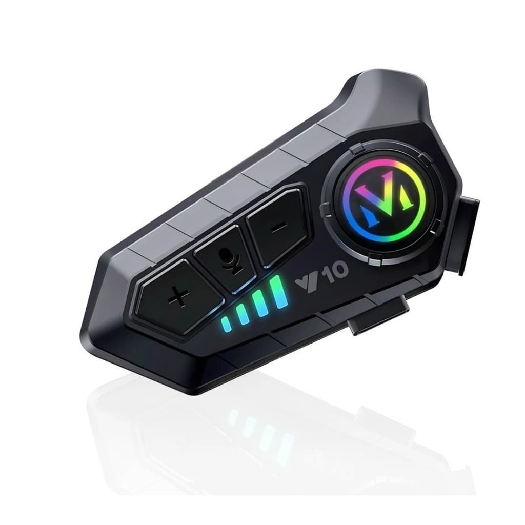 Intercomunicador Bluetooth V10 para Capacete – Som Hi-Fi,