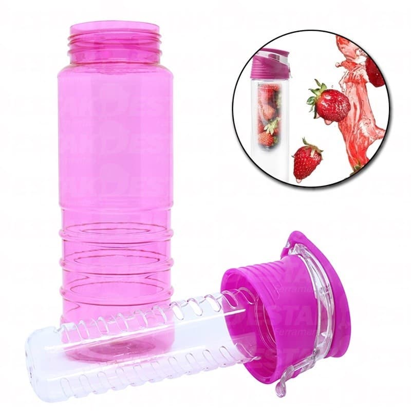 Garrafa Squeeze C/ Infusor 800Ml Homeflex