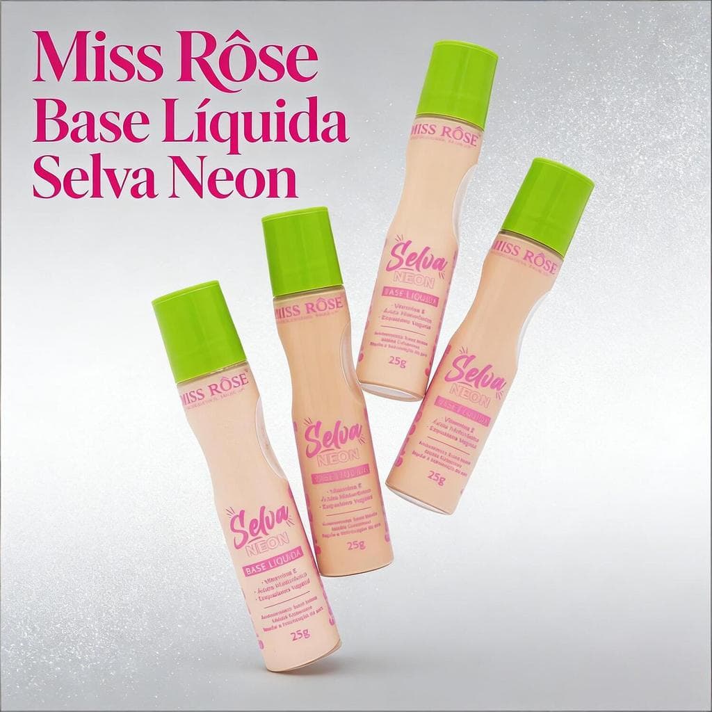 Base Líquida Miss Rôse Selva Neon MR088-A