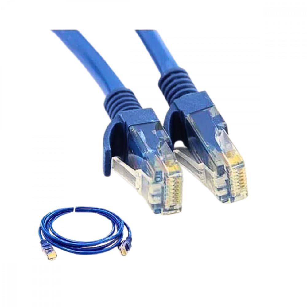 Cabo de rede 3 Metros Cat5e Crimpado RJ45 Lan Internet KAP-W-3M / AL-W-3M