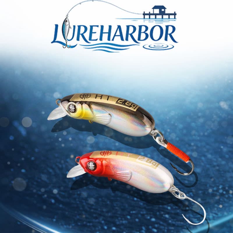 LUREHARBOR Isca Submersível HT-250 – com Língua de Descida e Olho 3D Realista