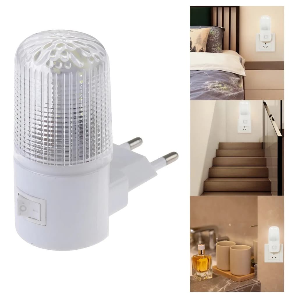 Luminaria Abajur Quarto Infantil Mini Luz Noturna Led Tomada