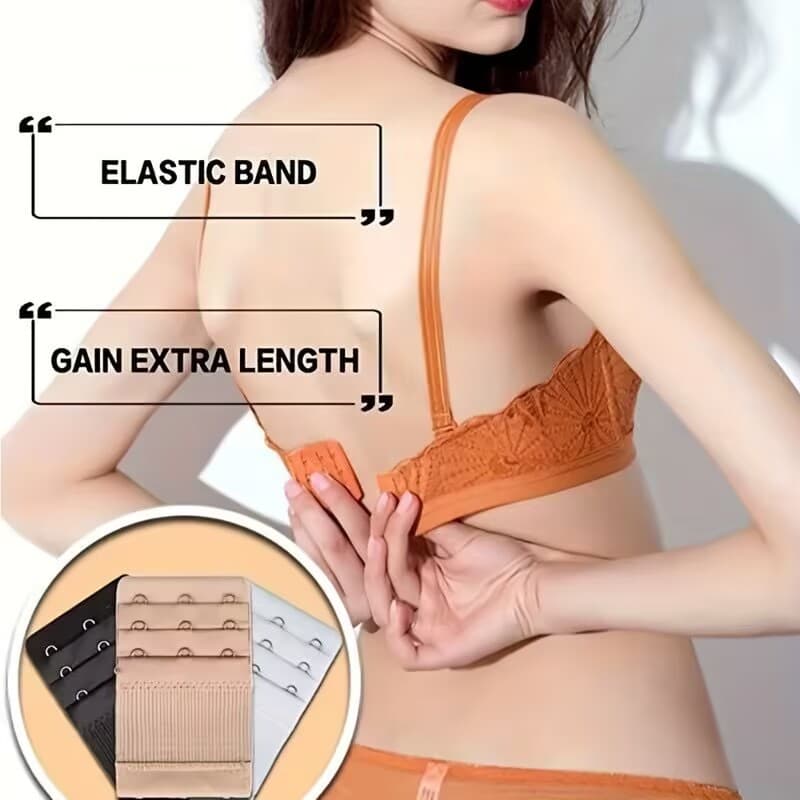 Este Conjunto Extensor De Alça De Sutiã De Três Ganchos Está Disponível Em 2/3/4 , Apresenta Fileiras De Alças , Fechos