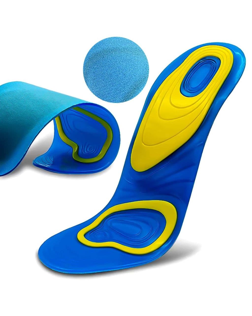 Palmilha Ortopedica Gel Silicone Anti Impacto Esportiva