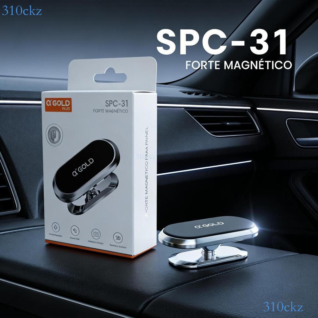 Suporte Magnético para Carro A'gold com Ímã de Neodímio Universal SPC-31 💖310ckz