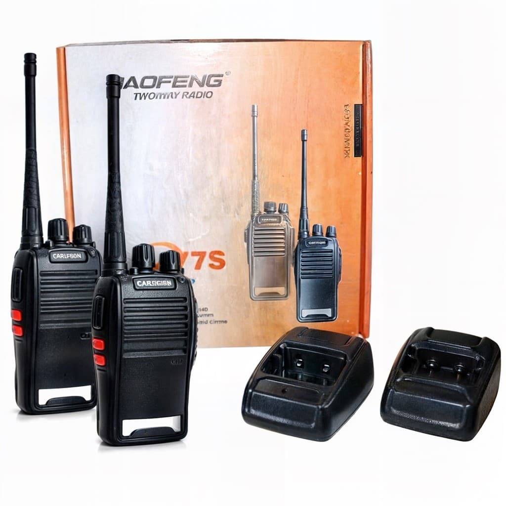 Kit 2 Rádio Comunicador Walk Talk Baofeng 777s com 16 Canais