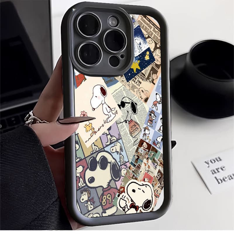 snoopy TPU anti-impacto macio Capinha Capa Para MOTO G84 G54 E22 E40 G14 G10 G20 G30 G22 G24 G34 G52 G60