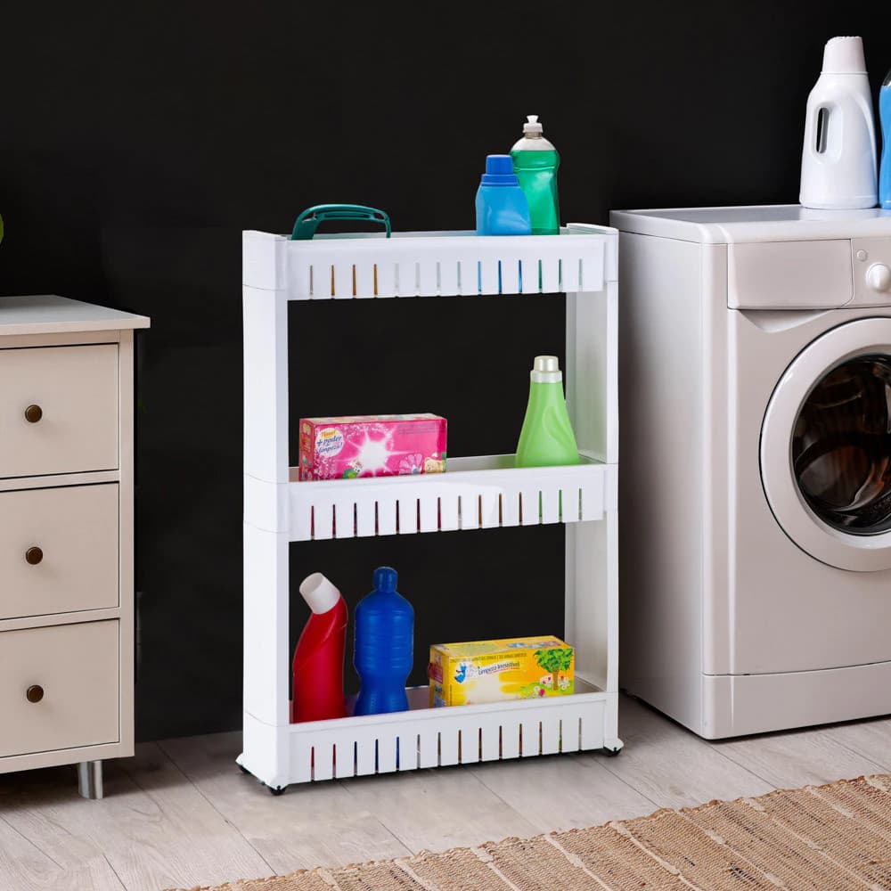 Estilo e Praticidade: Organizador Branco 3 Andares