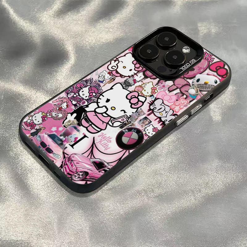 HelloKitty TPU anti-impacto Capinha Capa Para Samsung A16 A54 A15 A34 A23 A05 A55 A35 S24 S25