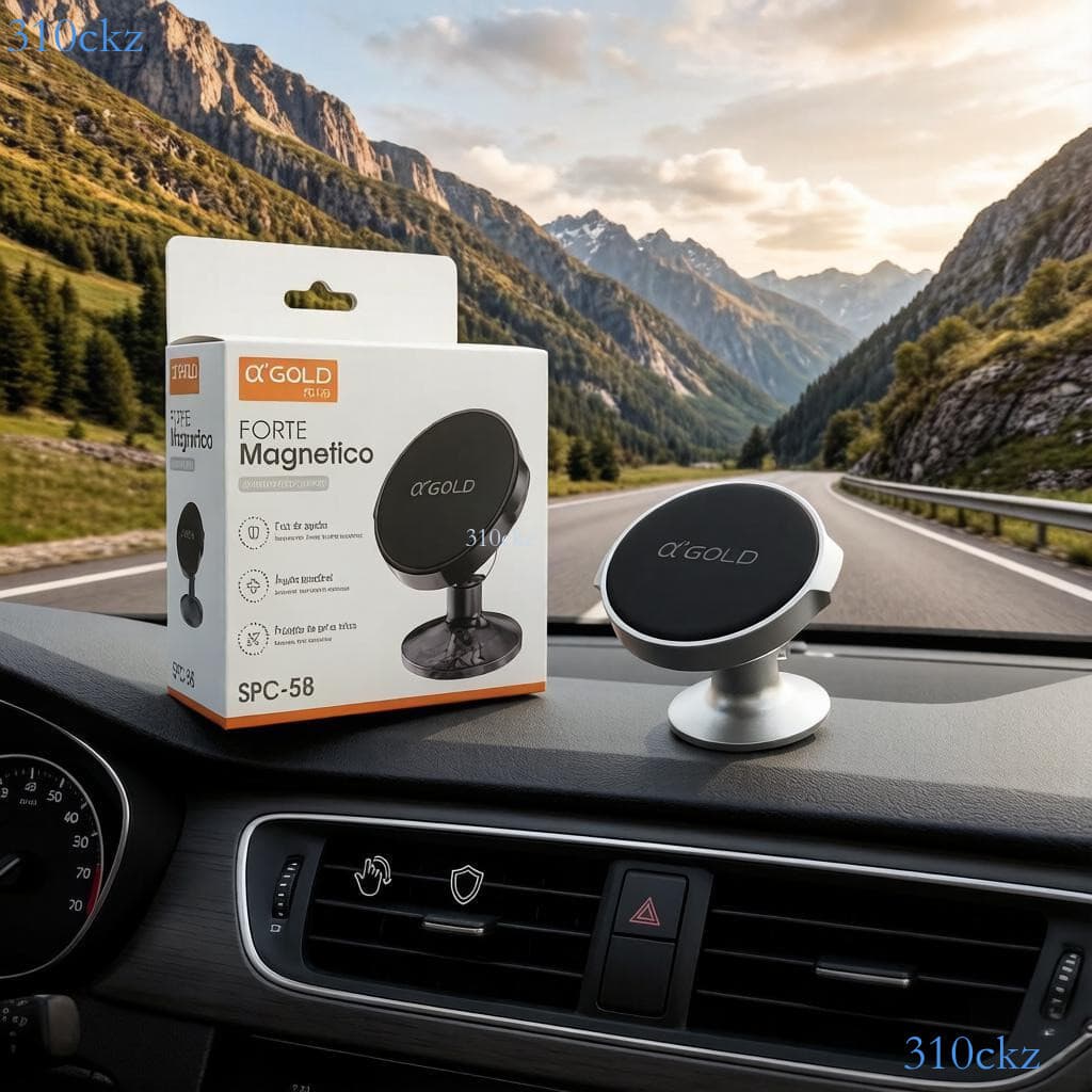 Suporte para Painel de Carro A'gold SPC-58 – Tecnologia Magnética com Fixação Estável e Design Compacto  💖310ckz